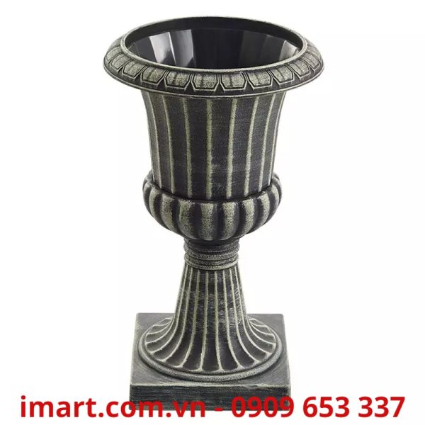 Chậu ly sọc đứng trồng cây bằng nhựa