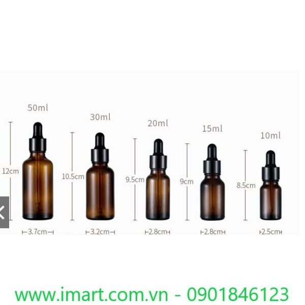 Lọ đựng serum, tinh dầu 10ml, 20ml, 30ml, 50ml,... giá sỉ