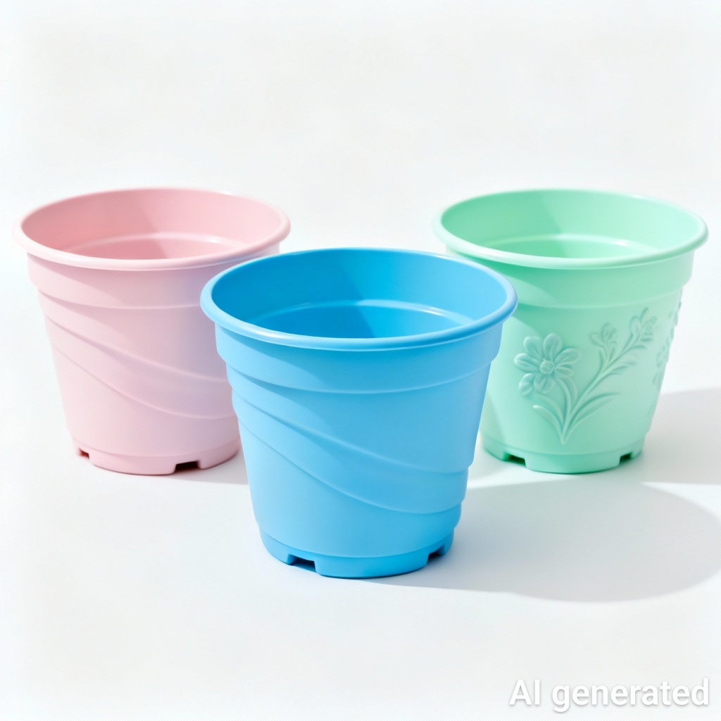 Chậu nhựa trồng cây thiết kế tươi vui và đầy màu sắc hoàn hảo cho mùa xuân chau nhua trong cay thiet ke tuoi vui va day mau sac hoan hao cho mua xuan 2