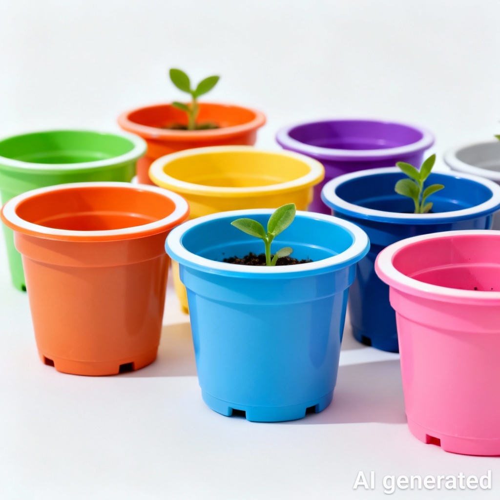 Chậu trồng cây bằng nhựa miệng vành tròn nhiều màu sắc chau trong cay bang nhua mieng vanh tron nhieu mau sac 2