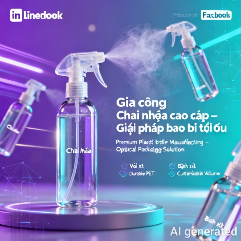 Trang chủ - gia công ép nhựa theo yêu cầu Gia công chai nhựa chứa dung dịch có vòi xịt