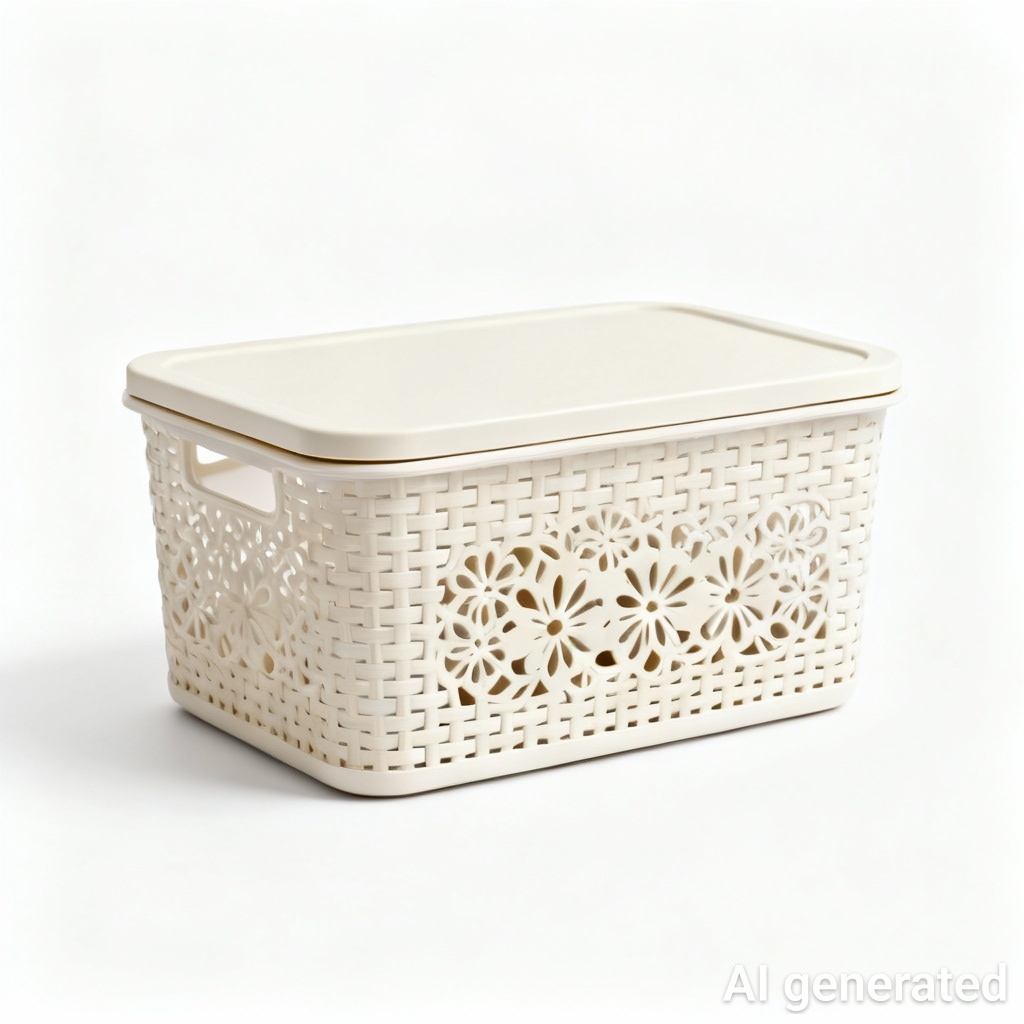 Giỏ nhựa đựng đồ có nắp đậy giá tốt gio nhua dung do co nap day gia tot 2