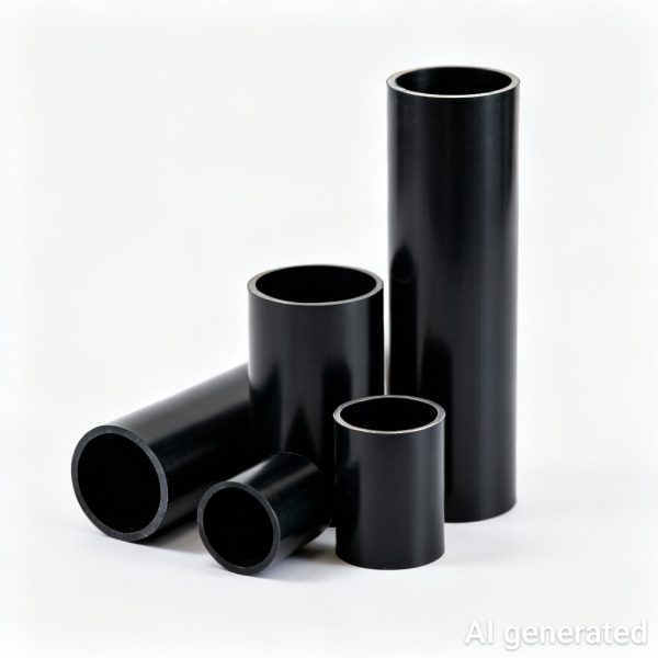 ong nhua tron mau den pvc gia re so 1 2