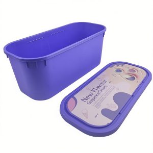 Hộp Nhựa Đựng Thực Phẩm Chữ Nhật Dung Tích Lớn Tím Nắp Kín An Toàn Thực Phẩm Nhập Khẩu