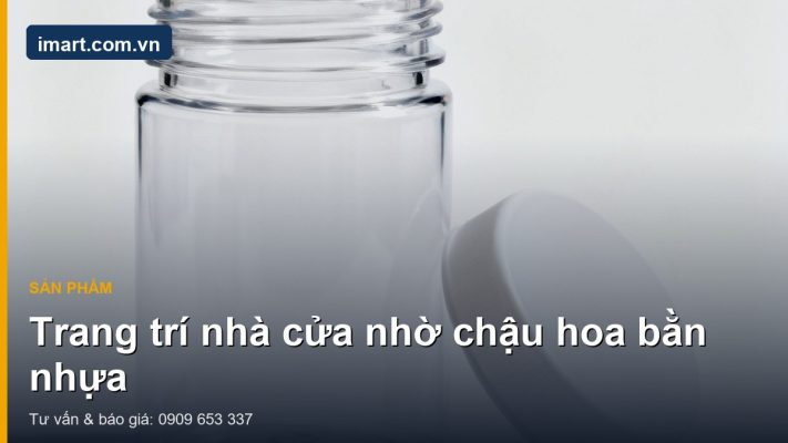 Trang trí nhà cửa nhờ chậu hoa bằn nhựa