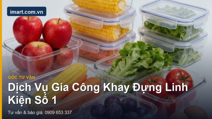 Dịch vụ gia công khay đựng linh kiện số 1