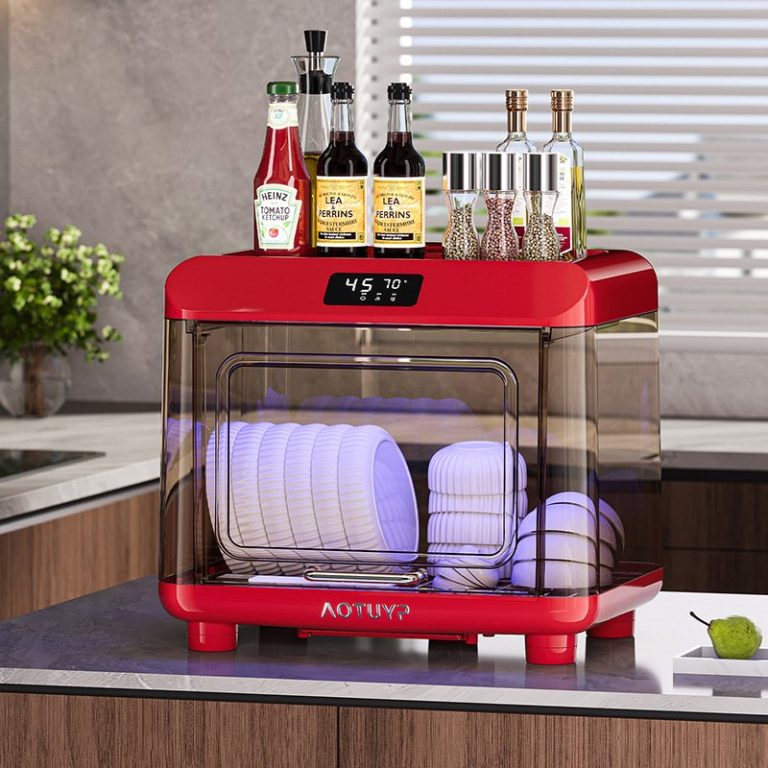 Trang chủ - gia công ép nhựa theo yêu cầu Kệ sấy bát đĩa mini nhựa ABS diệt khuẩn tia UV để bàn tiện lợi