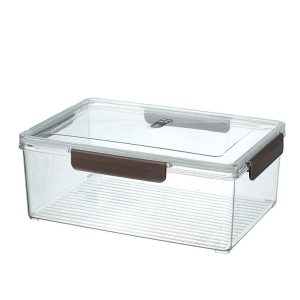 Hộp nhựa trong suốt chữ nhật dung tích lớn đựng gạo thực phẩm tủ lạnh