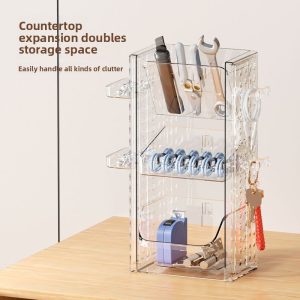 Kệ để bàn đựng dụng cụ, có thể để kéo, bút, thước, chìa khóa.