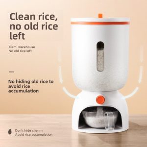 Hộp đựng gạo tự động nhựa PP chống ẩm mốc, lấy gạo thông minh Hộp đựng gạo giúp tránh gạo cũ tích tụ, luôn sạch sẽ.