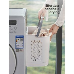 Ngăn trên của giỏ được tháo rời, có tay cầm tiện dụng để mang đi.