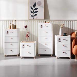 Ba mẫu tủ nhựa nhiều ngăn, phù hợp phòng khách hoặc phòng ngủ.
