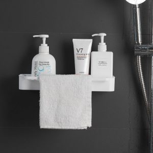 Kệ treo tường phòng tắm đựng chai sữa tắm, khăn mặt