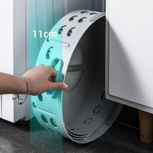 Giỏ đựng quần áo được gấp gọn chỉ còn 11cm, dễ dàng cất dưới tủ.