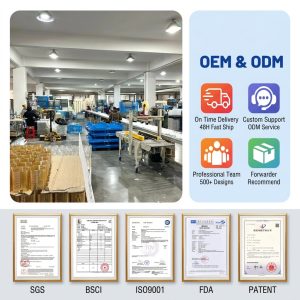 Xưởng sản xuất nhựa với các chứng nhận chất lượng quốc tế như SGS, FDA, ISO.