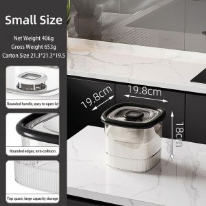 Thông số kích thước hộp nhỏ, thiết kế viền bo tròn.