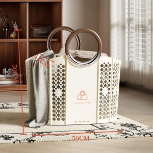 Giỏ có kích thước 50x41x50cm, dung tích lớn.