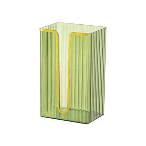 Hộp đựng khăn giấy nhựa trong suốt treo tường đa năng cho nhà bếp, phòng tắm img 06 11
