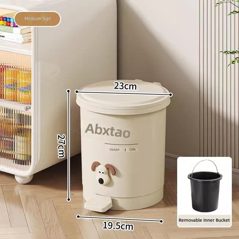 Thùng rác đạp chân nhựa PP dung tích lớn cho phòng khách, phòng ngủ Thùng rác đạp chân nhựa PP dung tích lớn cho phòng khách, phòng ngủ - Ảnh 7
