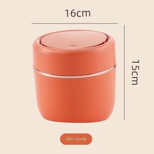 Thùng rác mini để bàn nhựa PP 4L nắp bật tiện lợi cho phòng khách, bàn làm việc img 06 114