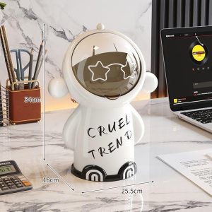 Thùng rác mini để bàn nhựa PP 5L hình hoạt hình đa năng cho gia đình img 06 128