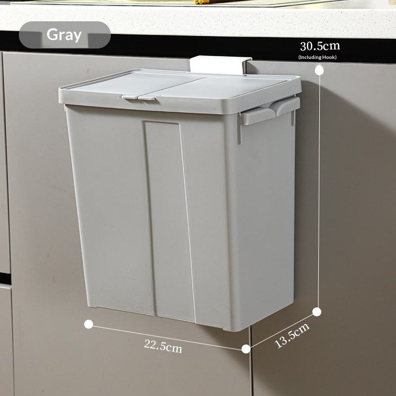 Thùng rác nhựa PP treo tường 12L tiện lợi cho bếp, phòng tắm Thùng rác nhựa PP treo tường 12L tiện lợi cho bếp, phòng tắm - Ảnh 7