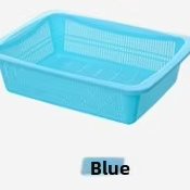 Rổ nhựa PP đa năng hình chữ nhật có lỗ thoát nước cho gia đình, văn phòng Rổ nhựa PP đa năng hình chữ nhật có lỗ thoát nước cho gia đình, văn phòng - Ảnh 7