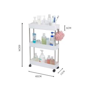 Kệ nhựa 4 tầng thép không gỉ đa năng có bánh xe đựng đồ phòng tắm nhà bếp img 06 22