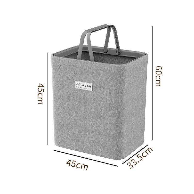 Giỏ đựng quần áo vải cotton linen dung tích lớn gấp gọn tiện lợi Giỏ đựng quần áo vải cotton linen dung tích lớn gấp gọn tiện lợi - Ảnh 7