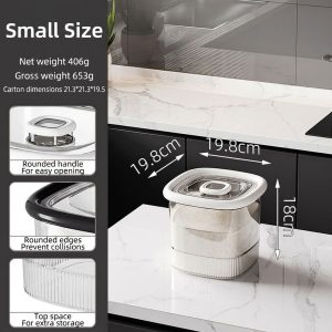 Hộp đựng gạo nhựa PP nắp kín chống ẩm côn trùng tiện lợi cho nhà bếp img 06 7