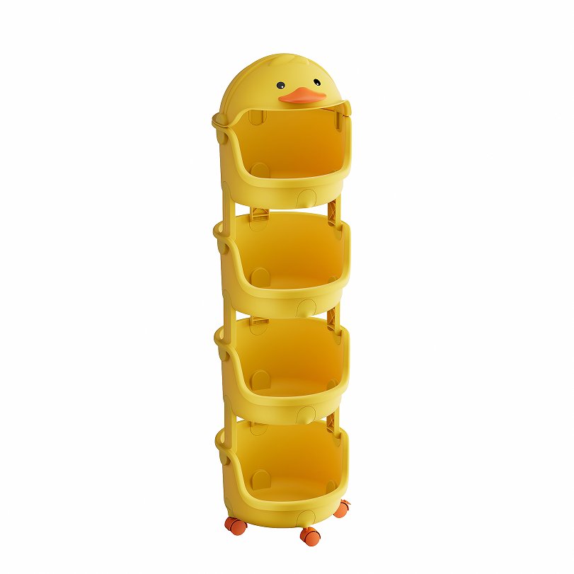 Kệ nhựa đa năng 4 tầng hình vịt đựng đồ chơi và vật dụng cho bé Kệ nhựa đa năng 4 tầng hình vịt đựng đồ chơi và vật dụng cho bé - Ảnh 7