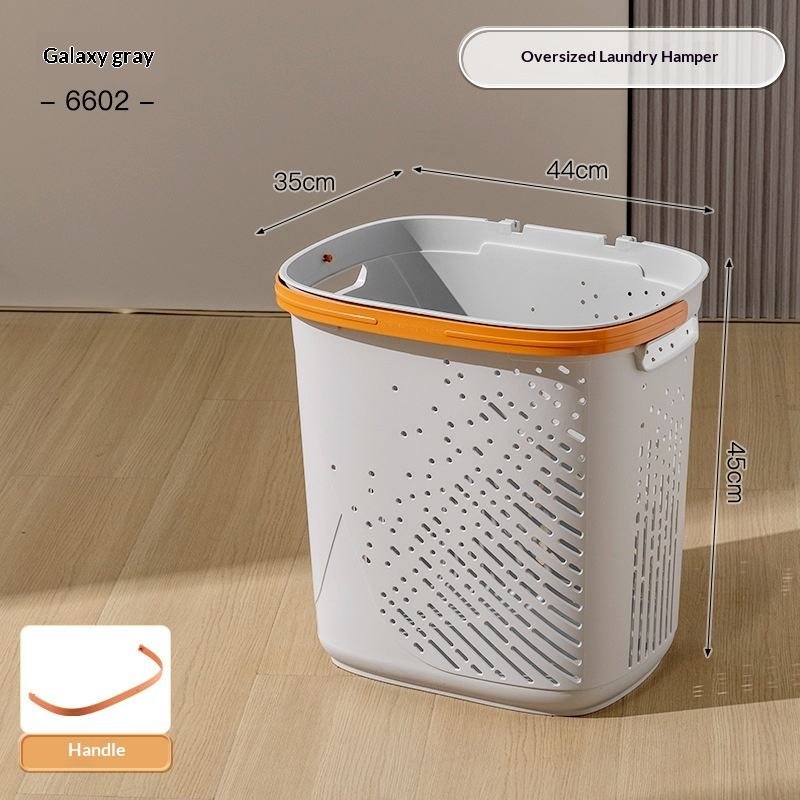 Giỏ đựng quần áo nhựa PP có bánh xe nắp đậy tiện lợi cho gia đình Giỏ đựng quần áo nhựa PP có bánh xe nắp đậy tiện lợi cho gia đình - Ảnh 8