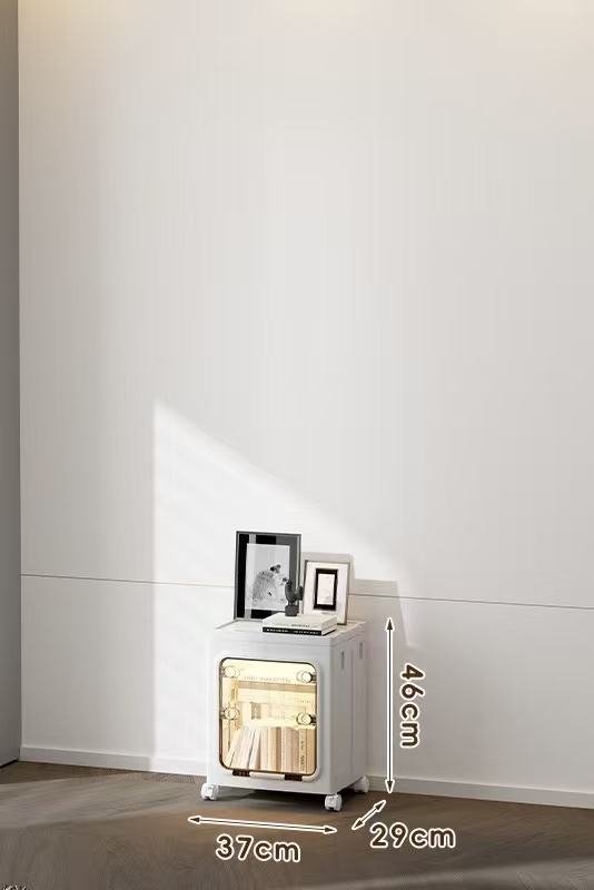 Tủ nhựa gấp gọn đựng quần áo đa năng cửa trong suốt chống bụi Tủ nhựa gấp gọn đựng quần áo đa năng cửa trong suốt chống bụi - Ảnh 8