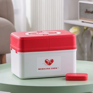 Hộp nhựa PP đựng thuốc y tế gia đình đa năng dung tích lớn tiện lợi img 07 47