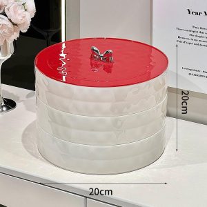 Hộp đựng thực phẩm nhiều tầng nhựa PP bảo quản bánh kẹo, trái cây sấy img 07 7