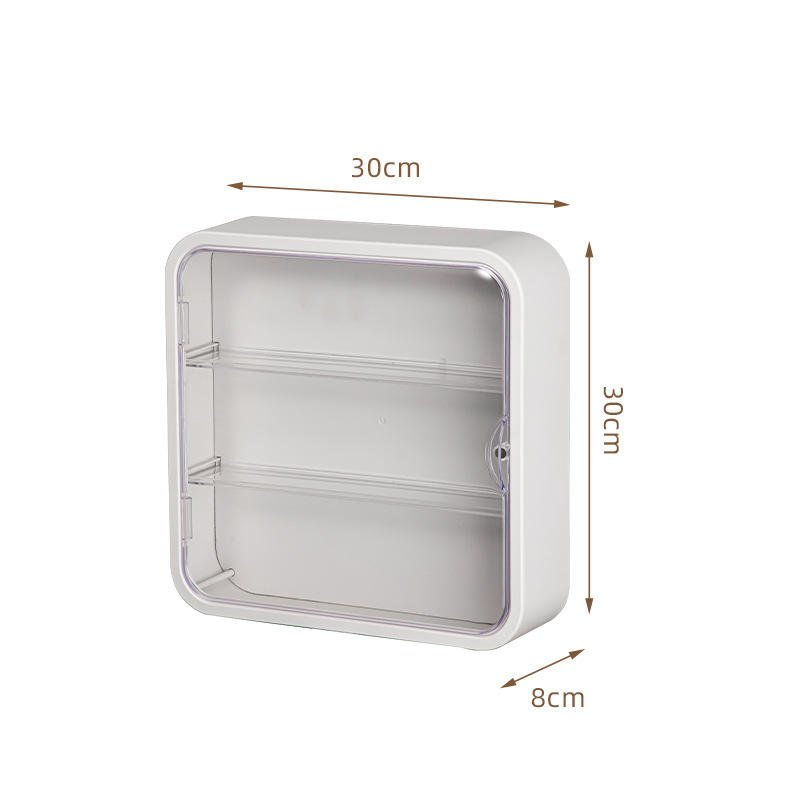 Kệ treo tường nhựa ABS trong suốt 3 tầng chống nước trưng bày đồ mini Kệ treo tường nhựa ABS trong suốt 3 tầng chống nước trưng bày đồ mini - Ảnh 8