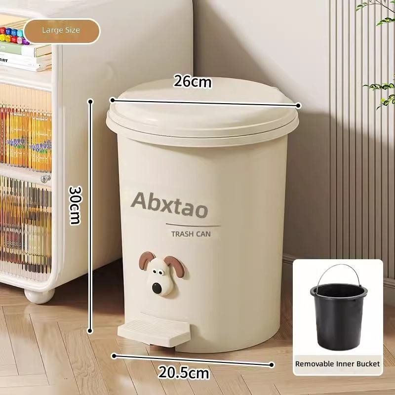 Thùng rác đạp chân nhựa PP dung tích lớn cho phòng khách, phòng ngủ Thùng rác đạp chân nhựa PP dung tích lớn cho phòng khách, phòng ngủ - Ảnh 8