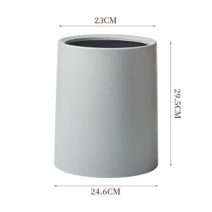 Thùng rác nhựa PP 2 lớp nắp lật chống rò rỉ cho gia đình 23L img 07 94