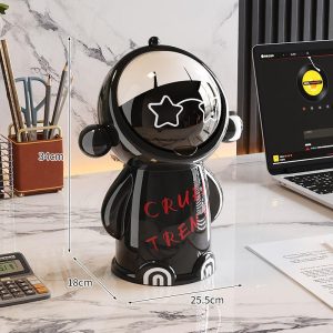 Thùng rác mini để bàn nhựa PP 5L hình hoạt hình đa năng cho gia đình img 07 96