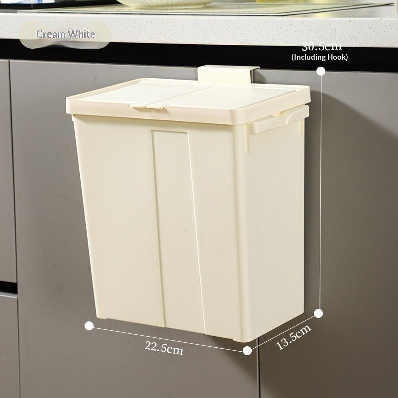Thùng rác nhựa PP treo tường 12L tiện lợi cho bếp, phòng tắm Thùng rác nhựa PP treo tường 12L tiện lợi cho bếp, phòng tắm - Ảnh 8