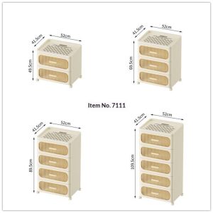 Tủ nhựa PP đa năng nhiều ngăn kéo đựng đồ phòng khách, phòng ngủ Tủ nhựa 5 ngăn, thiết kế cao, tiết kiệm diện tích sàn.