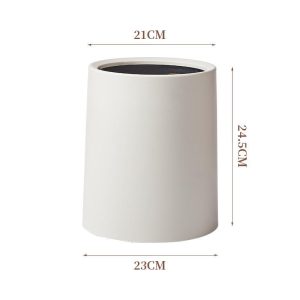 Thùng rác nhựa PP 2 lớp nắp lật chống rò rỉ cho gia đình 23L img 08 64