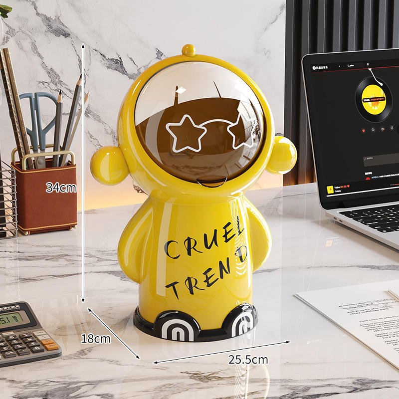 Thùng rác mini để bàn nhựa PP 5L hình hoạt hình đa năng cho gia đình Thùng rác mini để bàn nhựa PP 5L hình hoạt hình đa năng cho gia đình - Ảnh 9