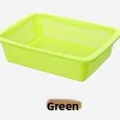 Rổ nhựa PP đa năng hình chữ nhật có lỗ thoát nước cho gia đình, văn phòng Rổ nhựa PP đa năng hình chữ nhật có lỗ thoát nước cho gia đình, văn phòng - Ảnh 9