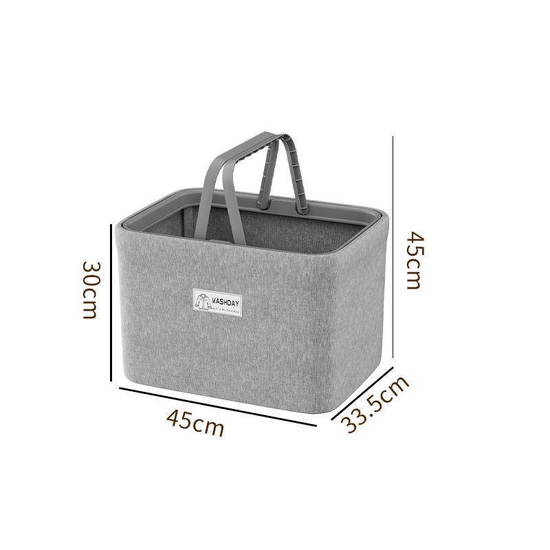 Giỏ đựng quần áo vải cotton linen dung tích lớn gấp gọn tiện lợi Giỏ đựng quần áo vải cotton linen dung tích lớn gấp gọn tiện lợi - Ảnh 10