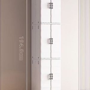Kệ lưu trữ đa tầng nhựa cao cấp cửa từ tính cho phòng khách, phòng trẻ em img 13 7