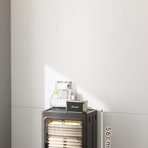 Tủ nhựa gấp gọn đựng quần áo đa năng cửa trong suốt chống bụi img 14 3