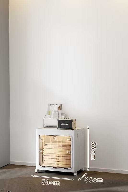 Tủ nhựa gấp gọn đựng quần áo đa năng cửa trong suốt chống bụi Tủ nhựa gấp gọn đựng quần áo đa năng cửa trong suốt chống bụi - Ảnh 16