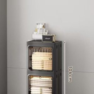 Tủ nhựa gấp gọn đựng quần áo đa năng cửa trong suốt chống bụi img 16 2
