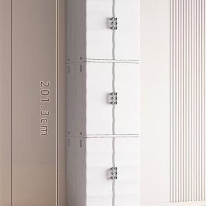 Kệ lưu trữ đa tầng nhựa cao cấp cửa từ tính cho phòng khách, phòng trẻ em img 16 4